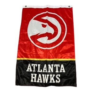 Atlanta Hawks Flag Basketball Team Graphic Logo  35 X 22.5